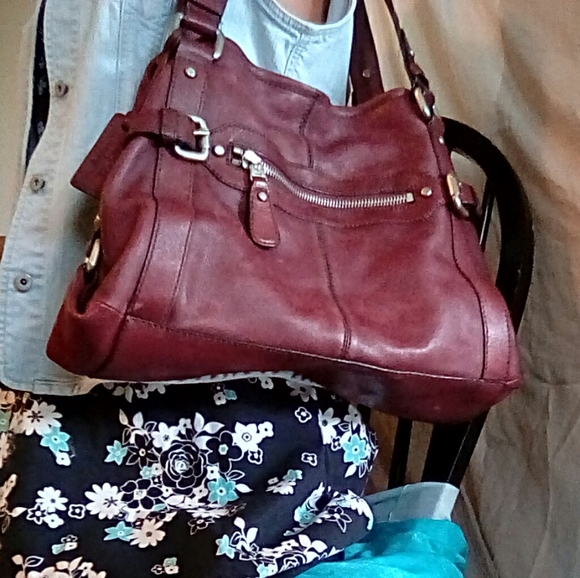 Large Red Fossil Shoulder Bag - Picture 8 of 8